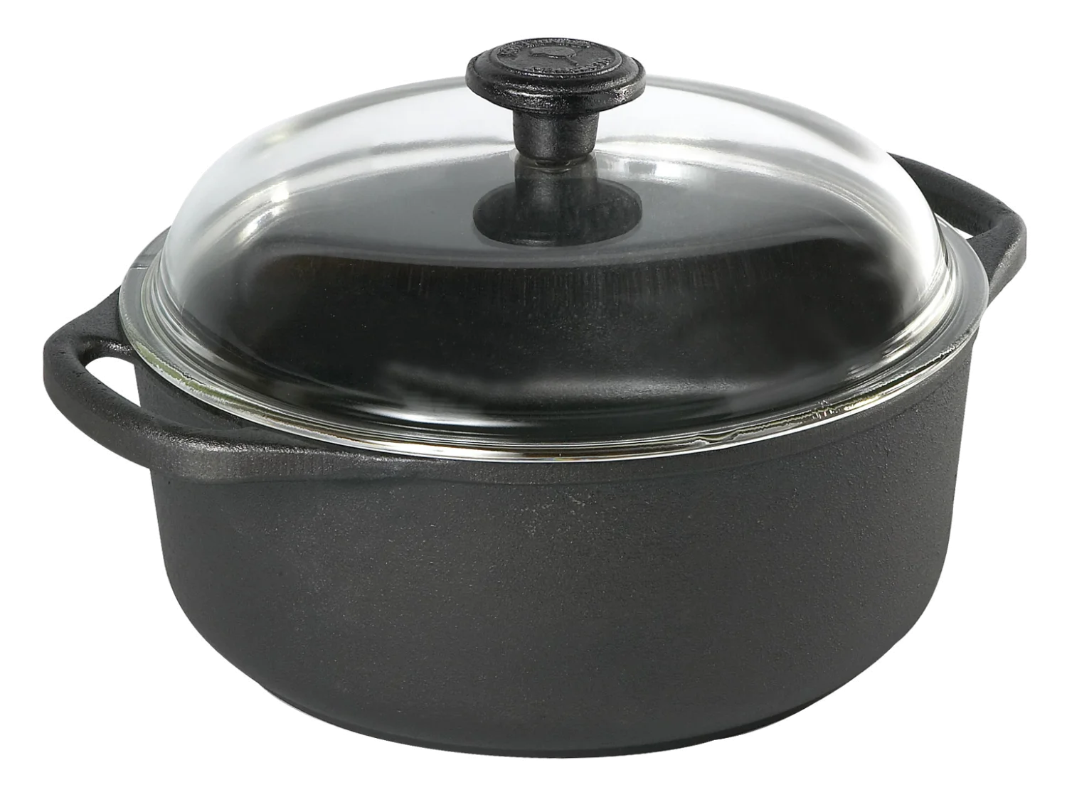 Skeppshult Bräter 4 l mit Glasdeckel Skeppshult Gusseisen Bräter 0410 Kochtopf