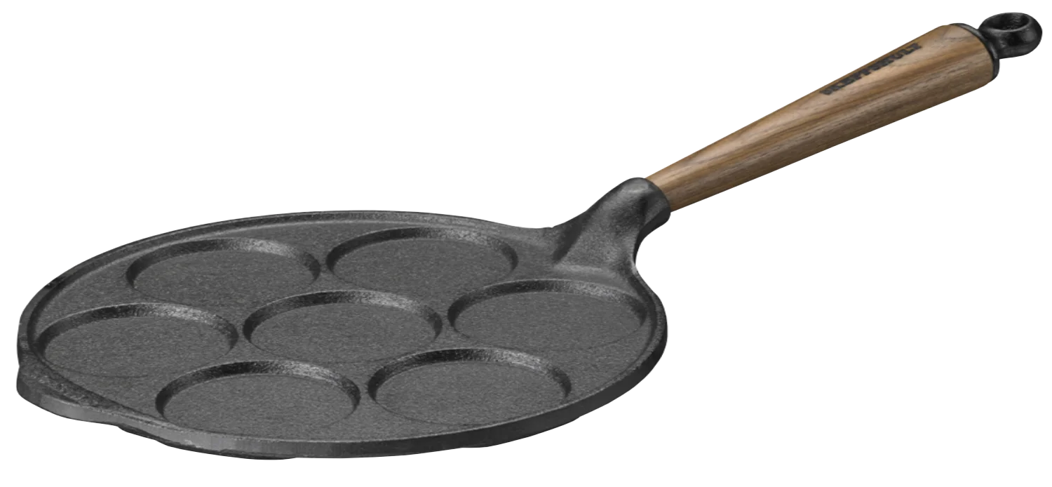 Skeppshult Pfankuchenpfanne Walnuss Gusseisen