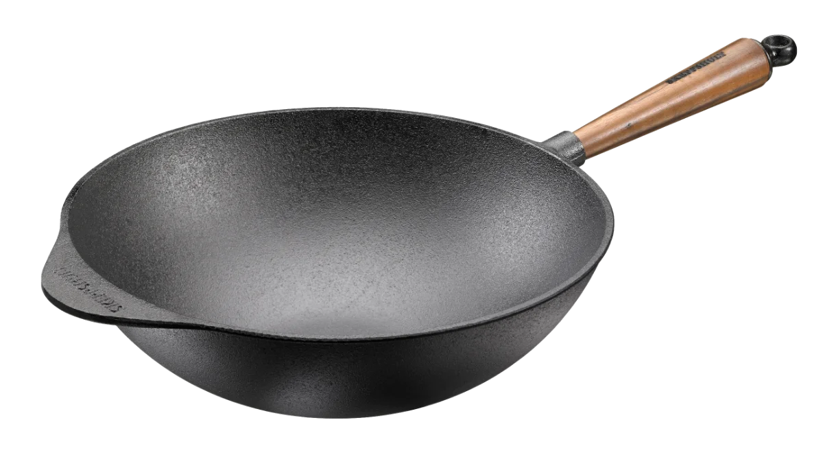 Skeppshult Wok Buche, Walnuss, 30, 32 cm